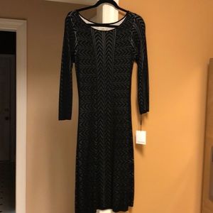 Calvin Klein Black sweater dress